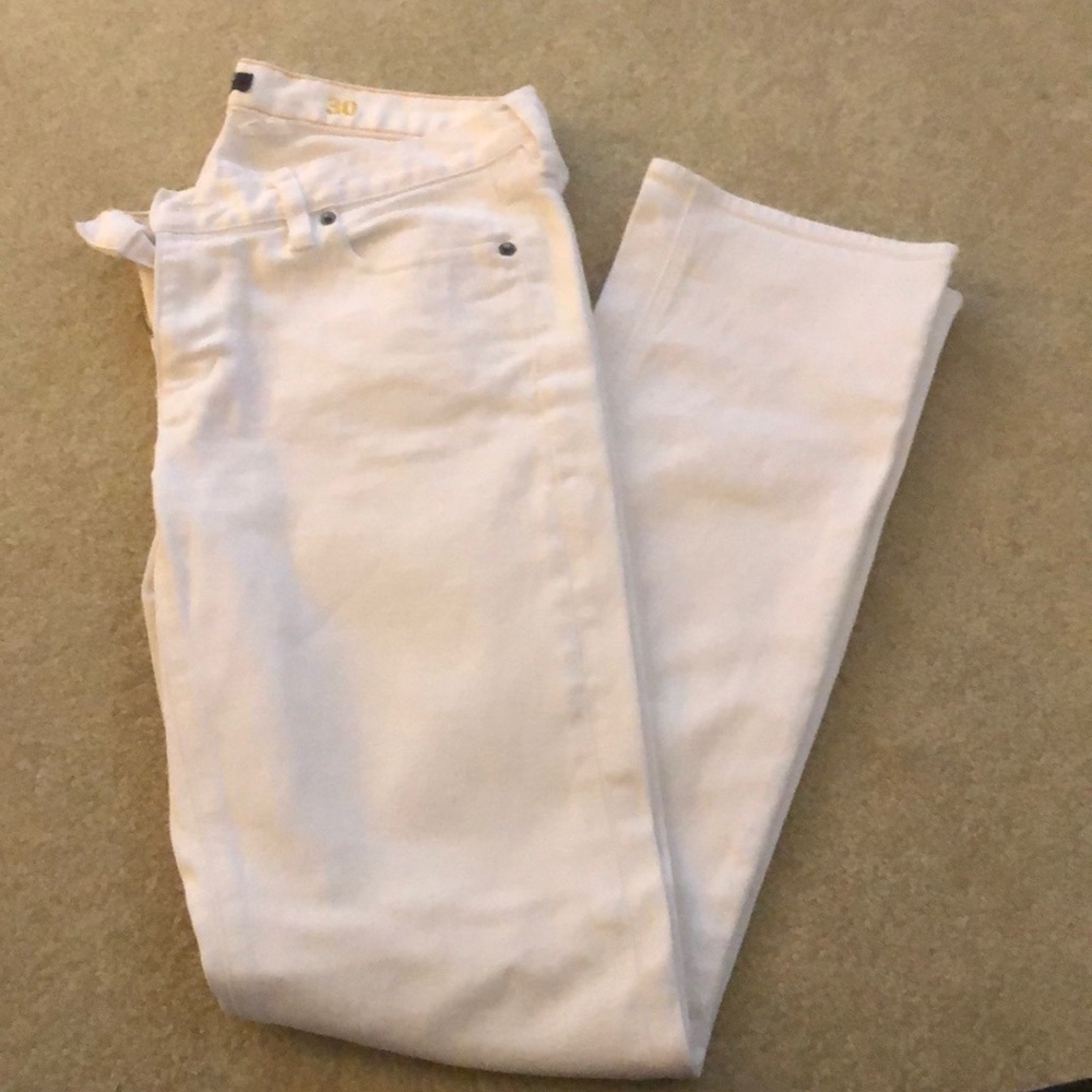 J.Crew Strech White Jeans